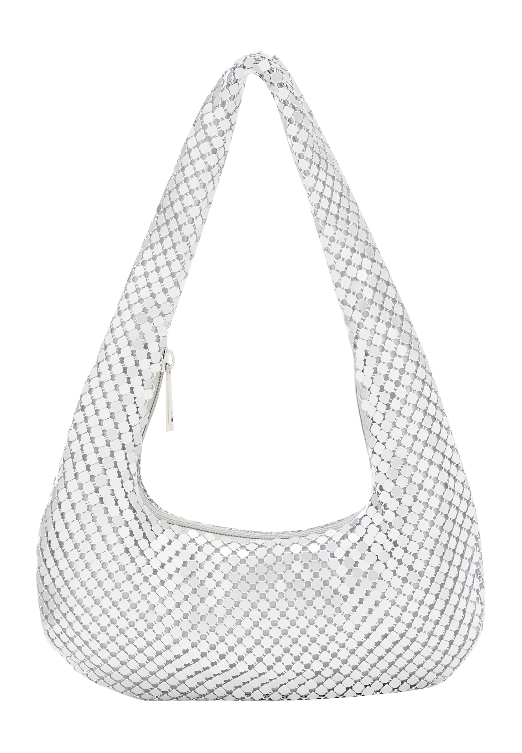 faina Kézitáska - ezüst: elől