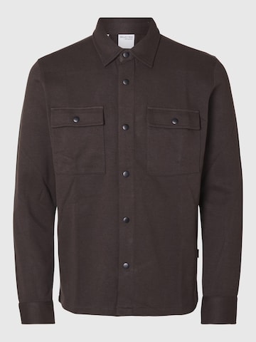 SELECTED HOMME Overgangsjakke 'SLHJackie' i brun