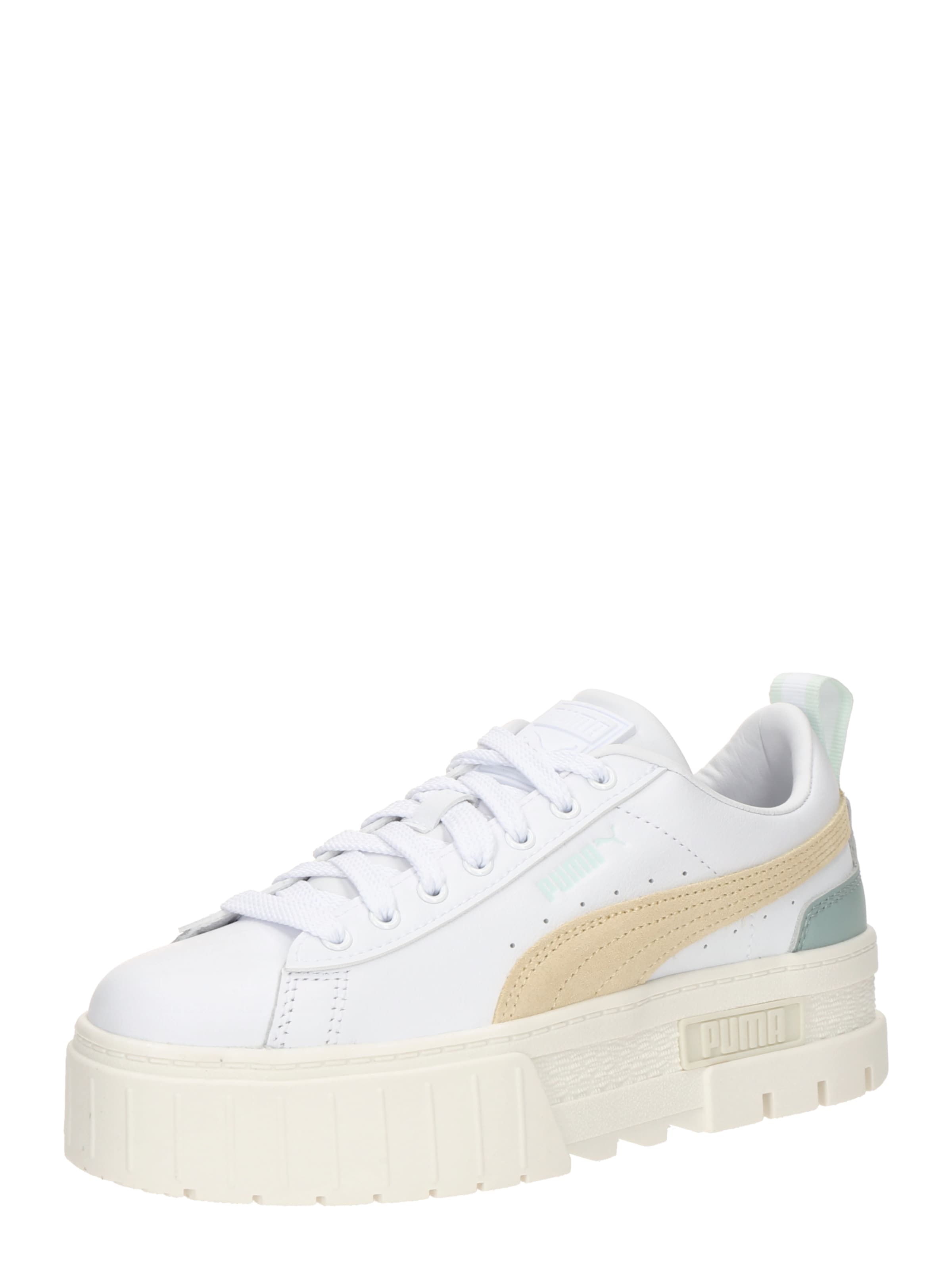 PUMA Platform trainers 'Mayze' in White: front