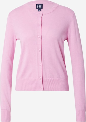 Cardigan GAP en rose : devant