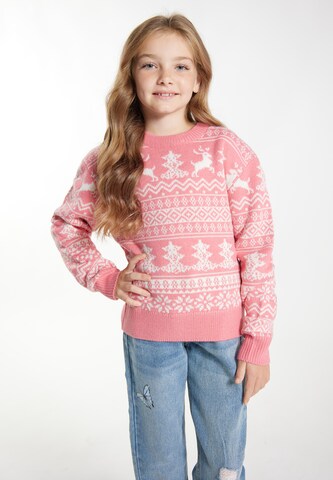 myMo KIDS Sweater 'Mimo' in Pink: front