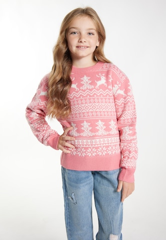 Pullover 'Mimo' di myMo KIDS in rosa: frontale