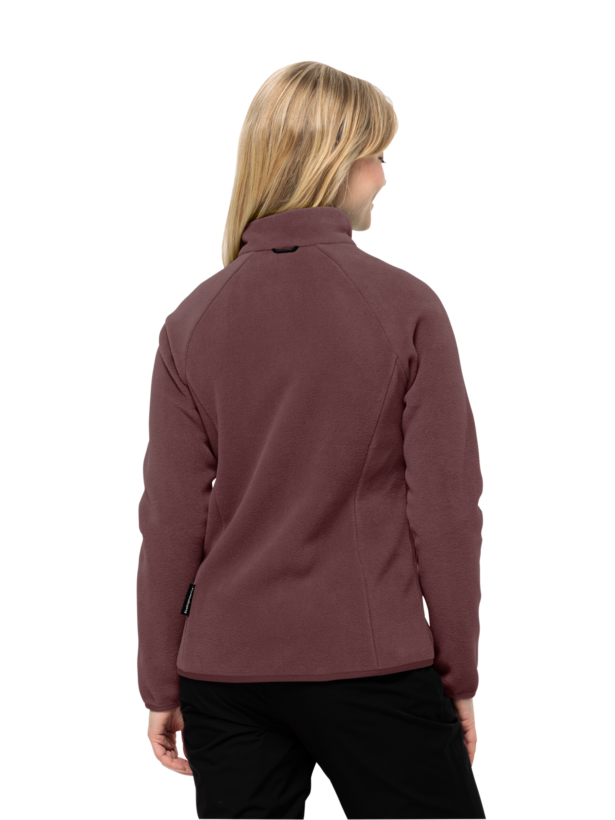 JACK WOLFSKIN Funkčná flisová bunda 'Moonrise' - Hnedá