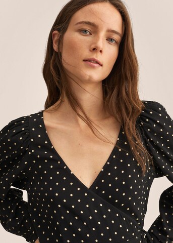 MANGO Bluse 'Topacio' in Schwarz