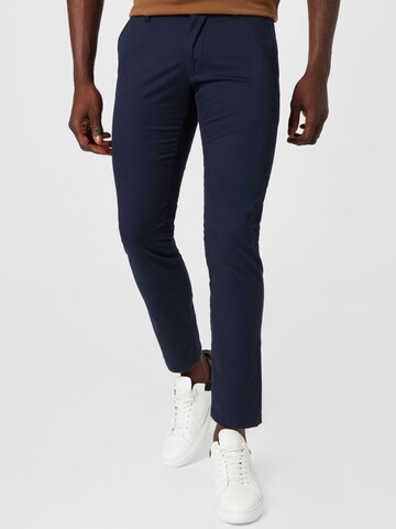 Slimfit Pantaloni chino di s.Oliver in blu: frontale