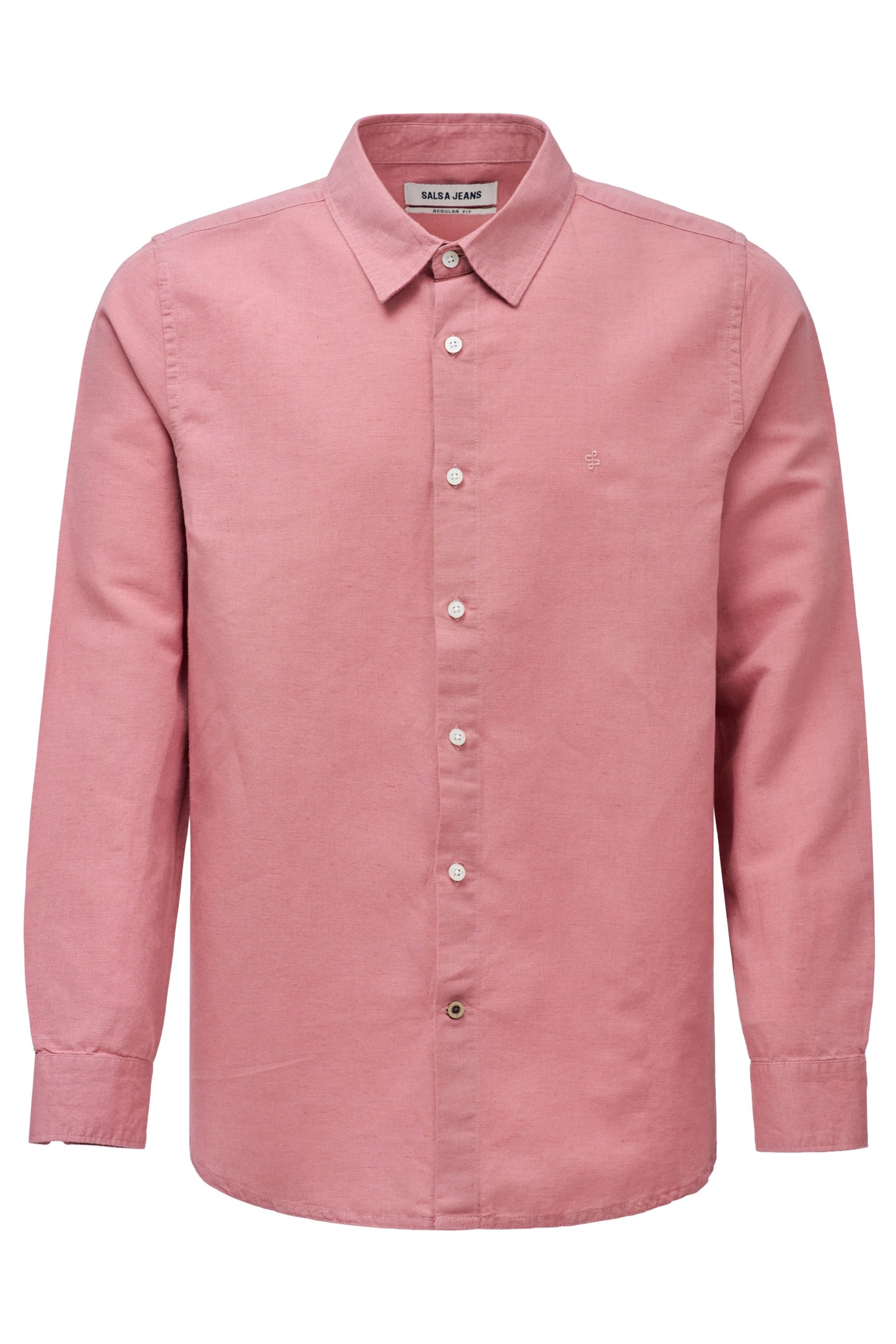 Salsa Jeans Overhemd in Roze: voorkant