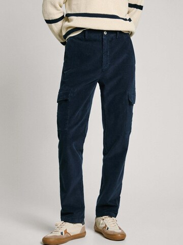 Slimfit Pantaloni cargo di Pepe Jeans in blu: frontale