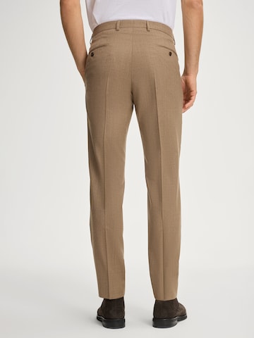 Coupe slim Pantalon à plis 'Blayr' JOOP! en beige