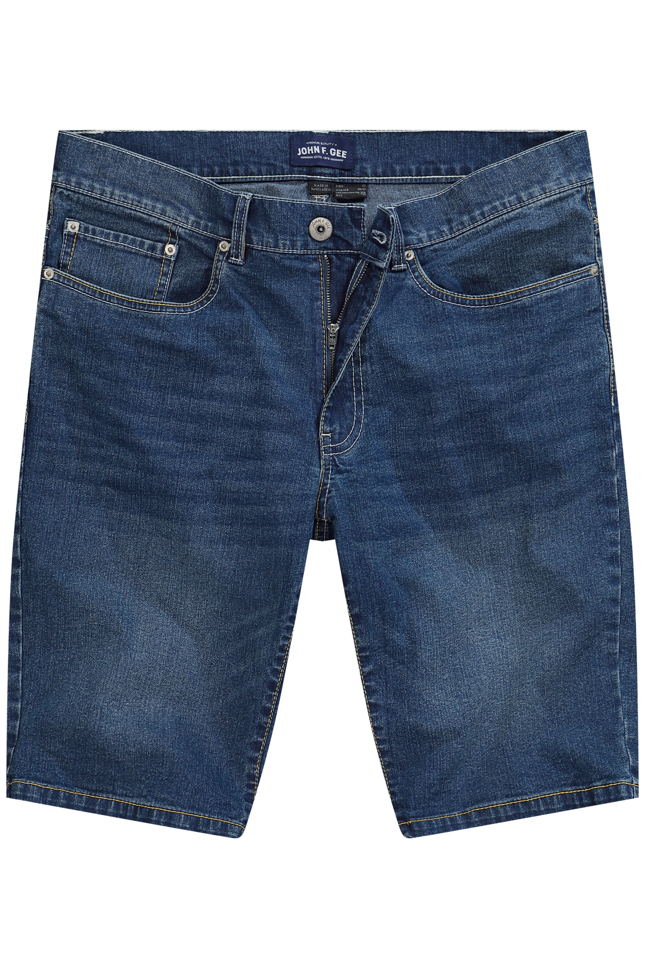 John F. Gee Regular Jeans in Blauw: voorkant