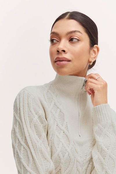 b.young Strickpullover 'OTINKA' in offwhite, Produktansicht