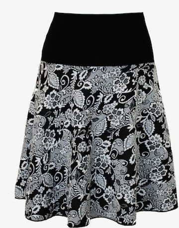 dunkle design Skirt 'Floral' in Black: front