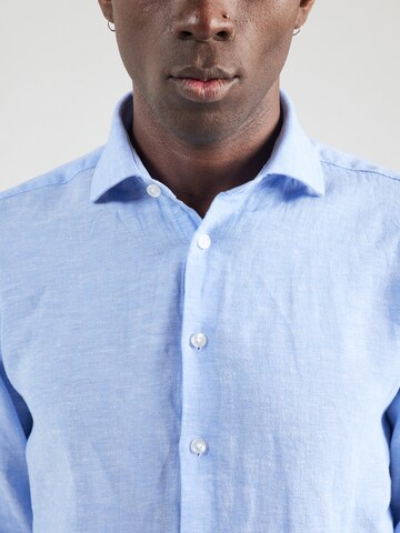 Coupe regular Chemise 'Antonelli' Bruun & Stengade en bleu