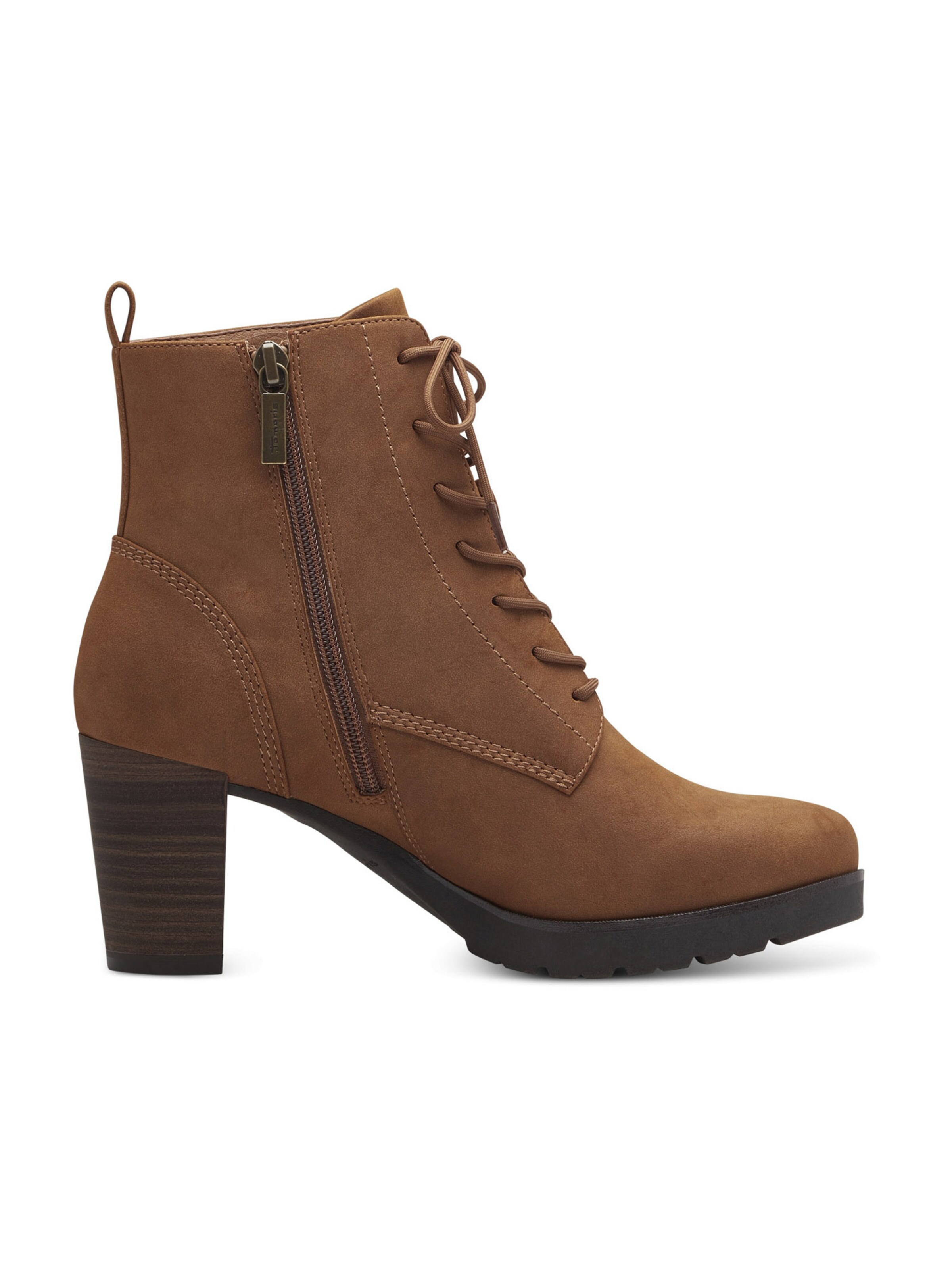 Tamaris Ботинки на шнуровке в Коричневый