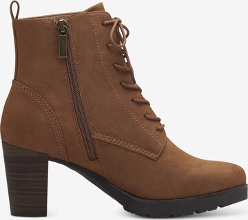 TAMARIS Lace-up bootie in Brown