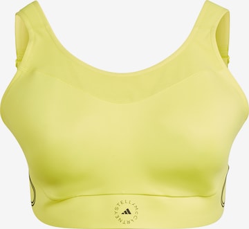 ADIDAS BY STELLA MCCARTNEY Bustier Sport bh 'Truepace High Support ' in Geel: voorkant