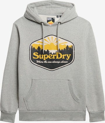Superdry & Co Collegepaita 'Sun Tab' värissä harmaa: etupuoli