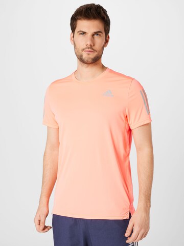 ADIDAS SPORTSWEAR Performance shirt 'Own The Run' in Orange: front