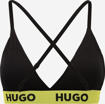 HUGO Red Triangel Bikinitop in Schwarz