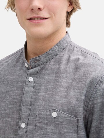 TOM TAILOR DENIM Regular fit Overhemd in Grijs