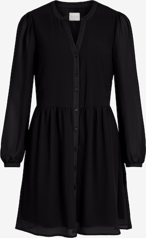 Robe-chemise VILA en noir : devant