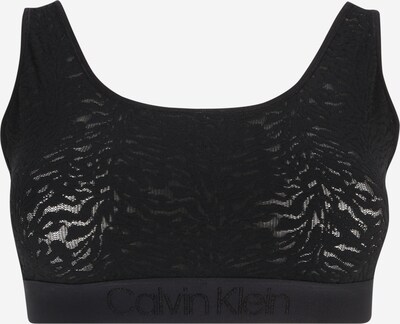 Sutien Calvin Klein Underwear Plus pe negru, Vizualizare produs