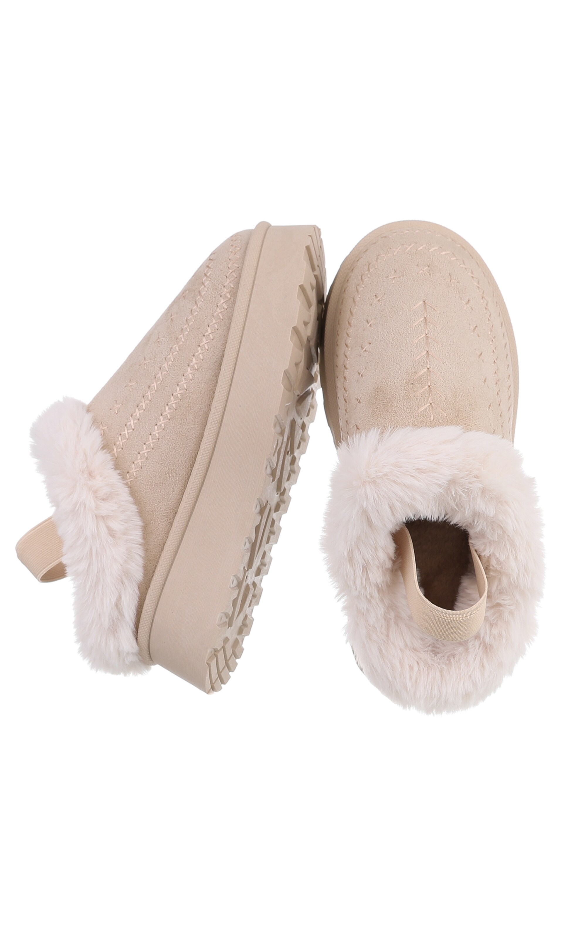 Ital-Design Pantolette in Beige