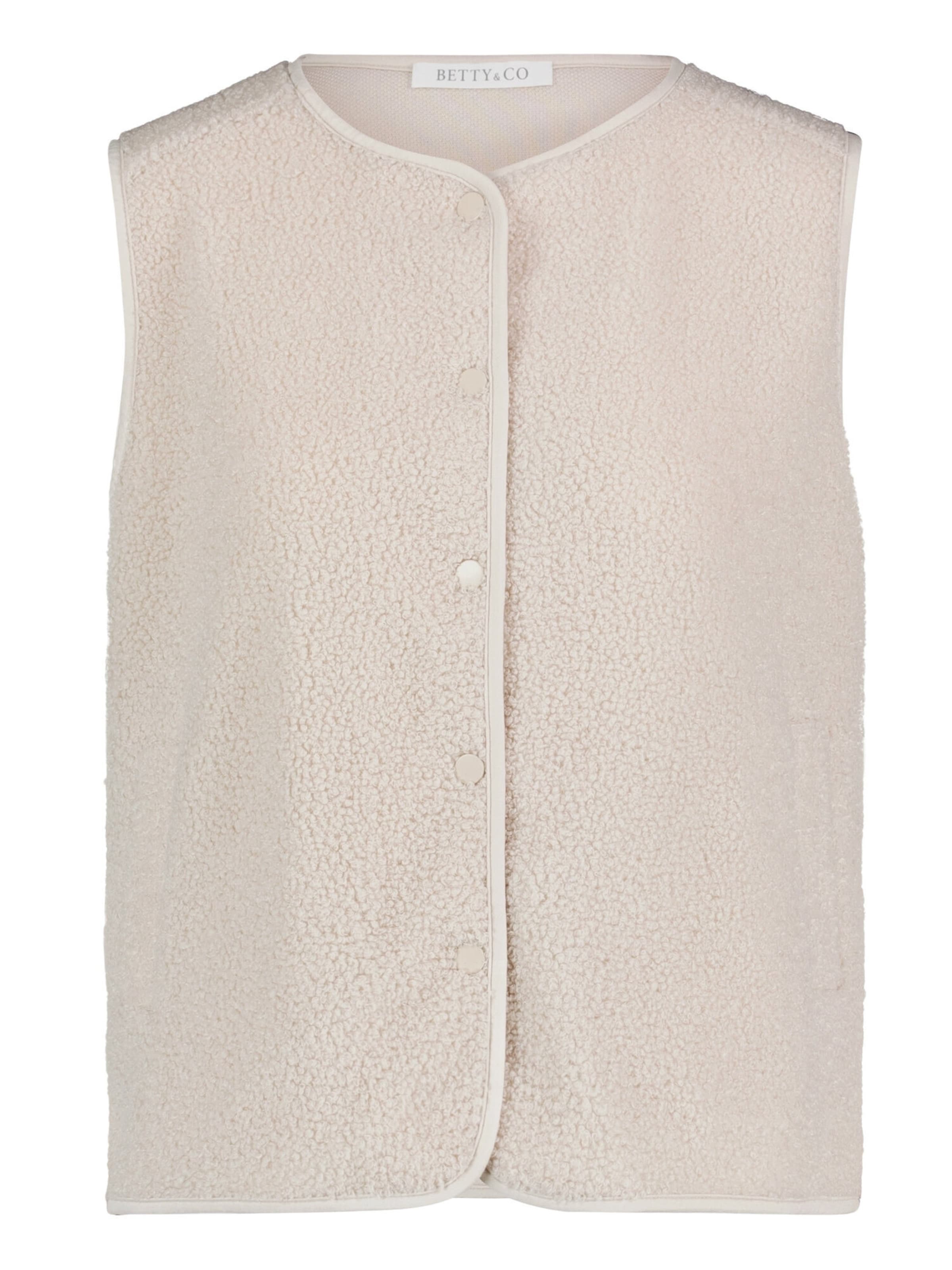 Gilet Betty & Co en beige : devant