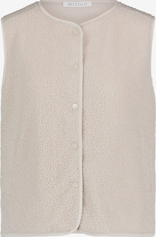 Gilet Betty & Co en beige : devant