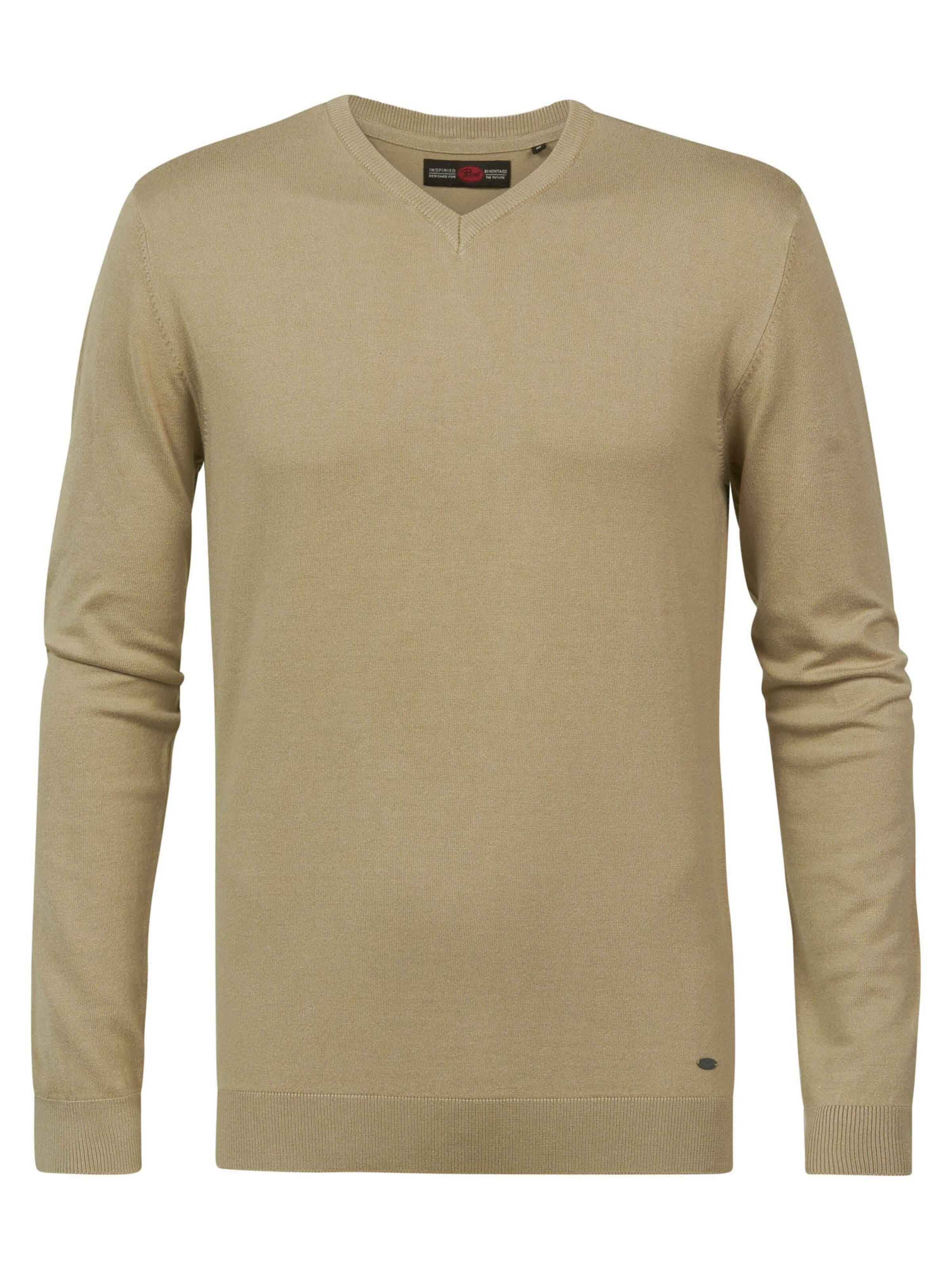 PETROL INDUSTRIES MEN Sweater in Grey: front
