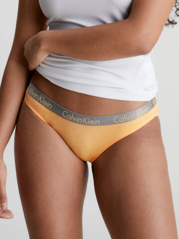 Calvin Klein Underwear Трусы-слипы в Оранжевый: спереди