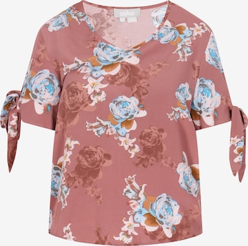 Usha - Blusa 'Fashion Look' em castanho: frente
