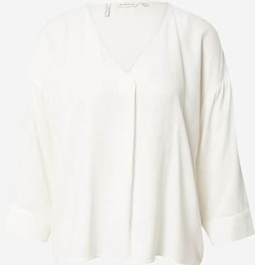 TOM TAILOR Blouse in Wit: voorkant