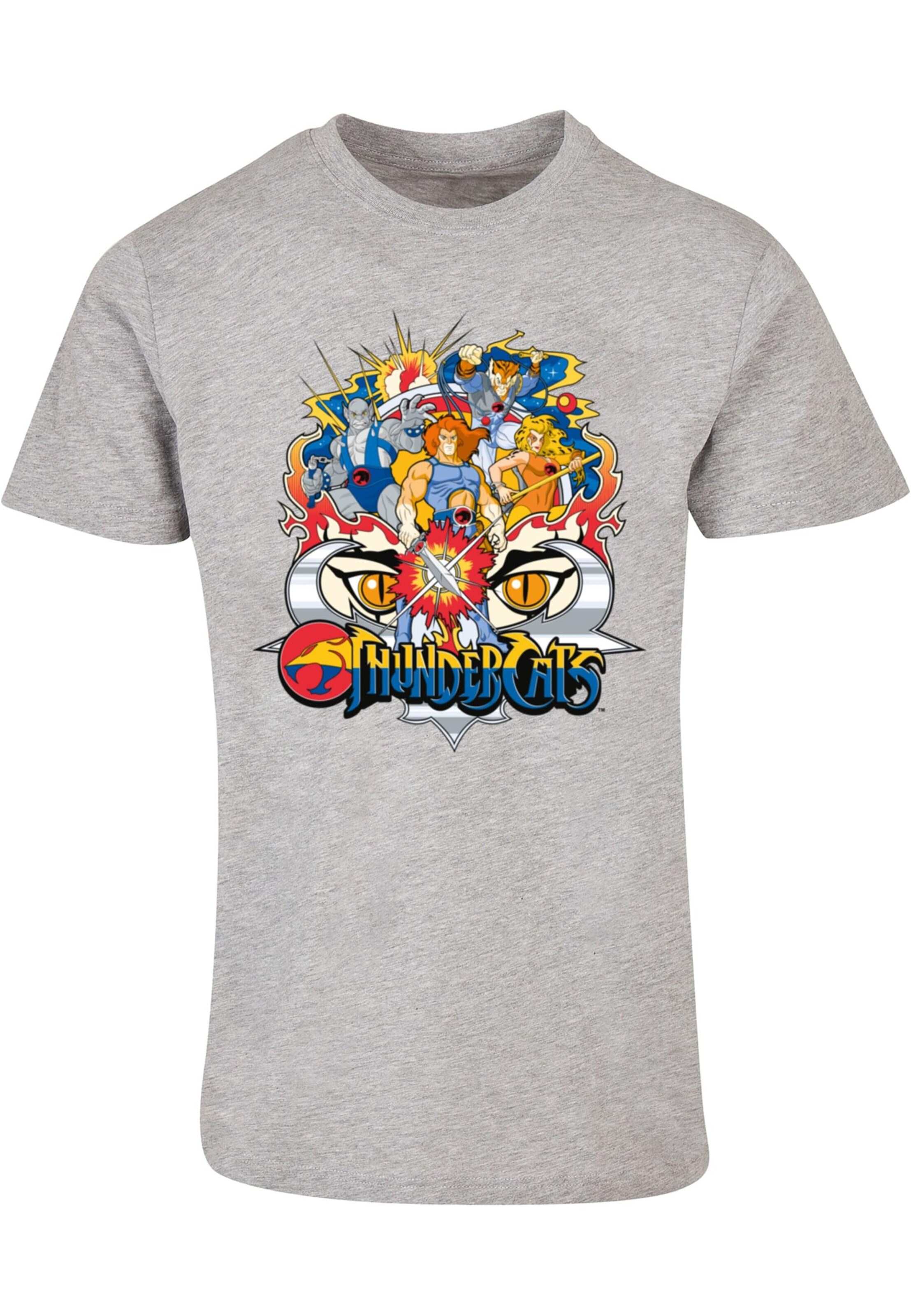 ABSOLUTE CULT T-Shirt 'Thundercats - Group Shot' in Grau: Vorderseite