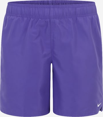 Nike Swim Regular Athletic Swim Trunks in Purple: front