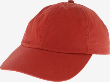 Barbour Hat & Cap in One size in Red: front