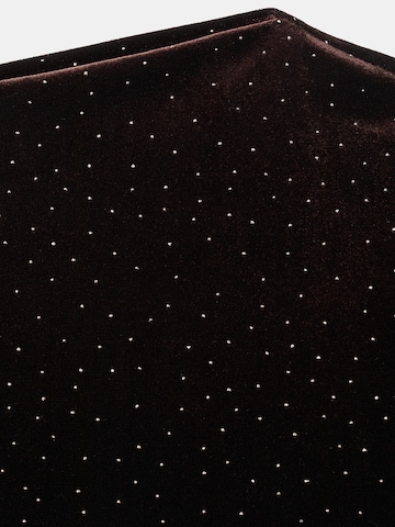 MANGO Tričko 'XVIRGO' - Hnedá