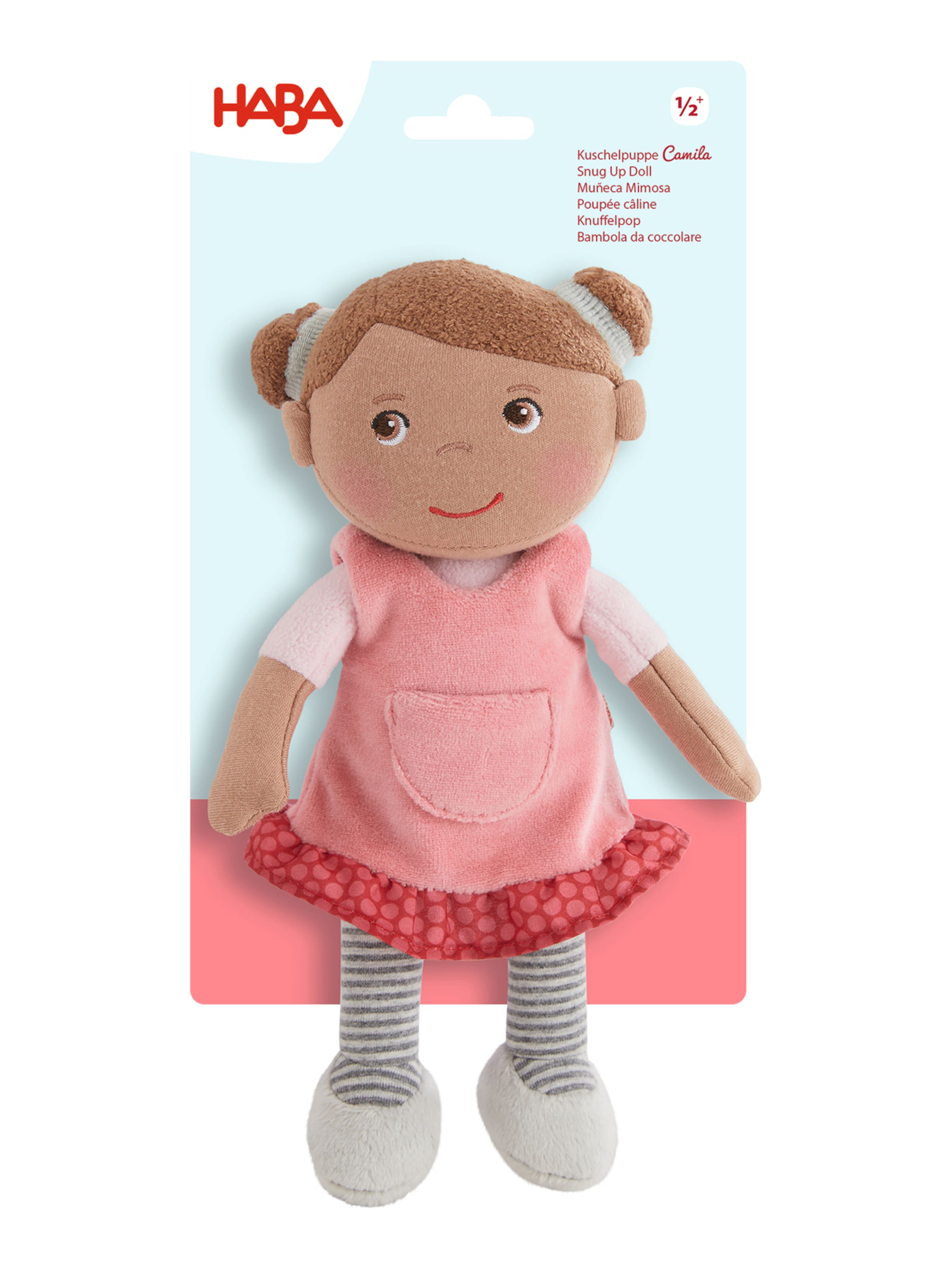 HABA Stuffed animals 'Camila' in Pink: front