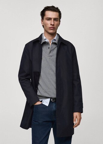 MANGO MAN Mantel 'Chayton' in Blau: Vorderseite