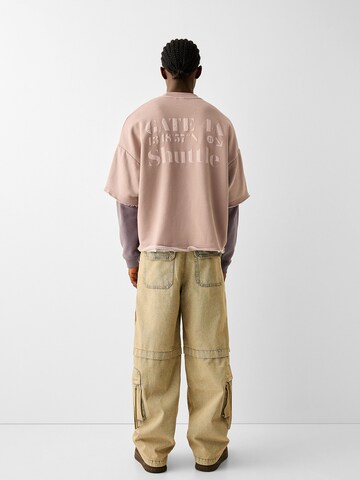 Bershka Sweatshirt in Pink