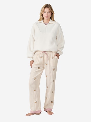 Chemise de nuit 'Bailee' ETAM en beige