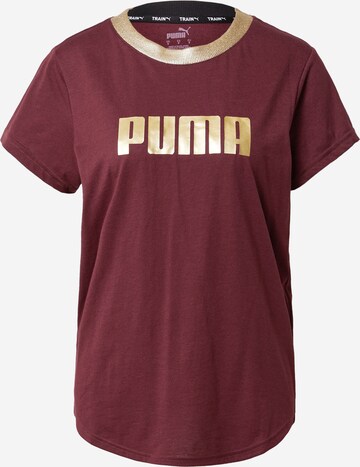 T-shirt fonctionnel PUMA en violet : devant