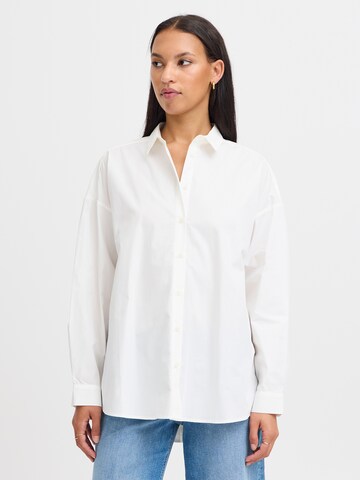 ICHI Blouse 'IH Sadia' in White: front