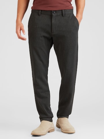 Regular Pantalon chino s.Oliver en gris : devant