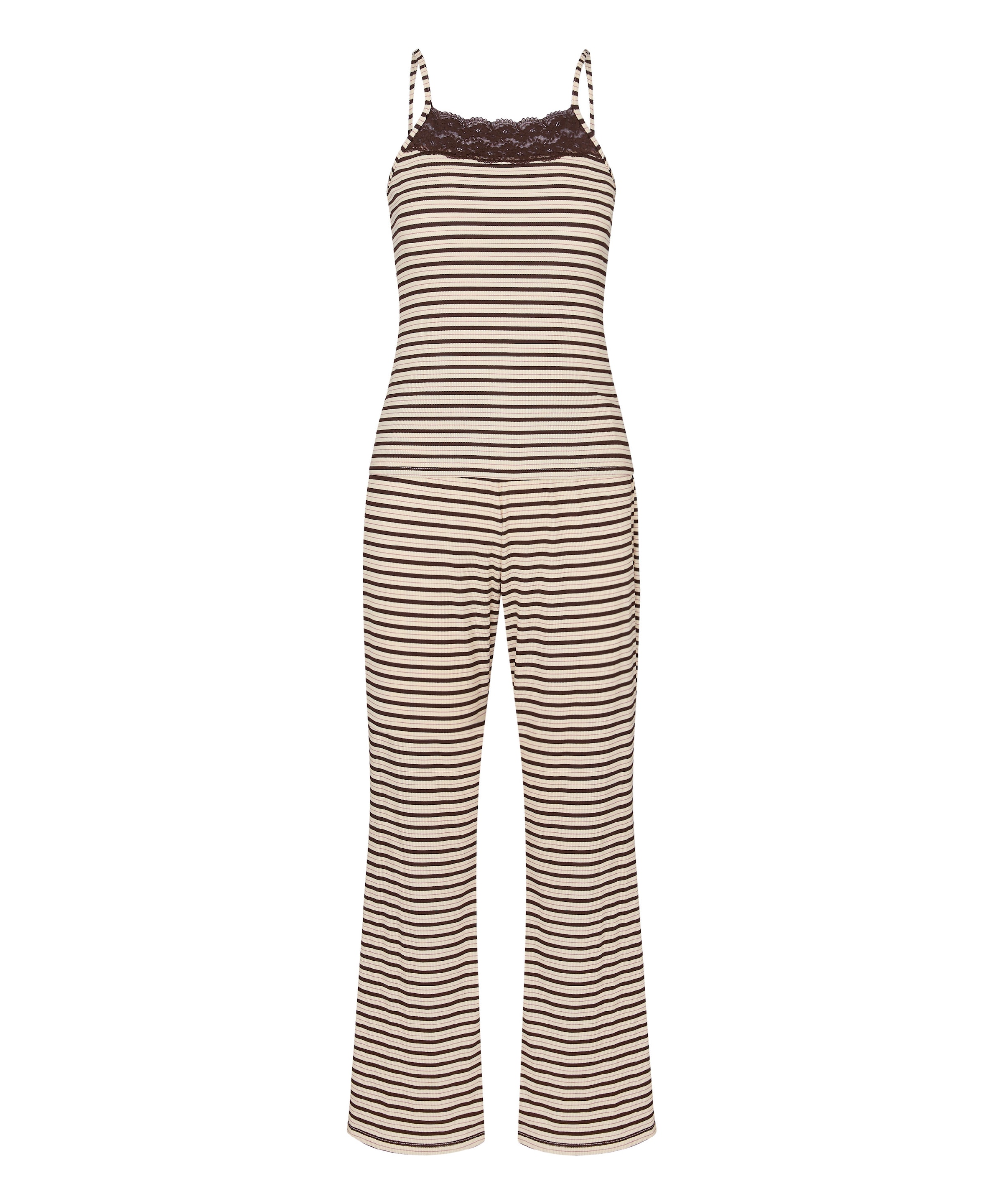 Hunkemöller Pajama in Brown: front