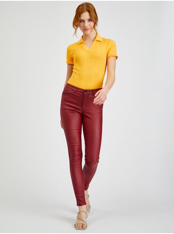 Orsay Skinny Pants in Red