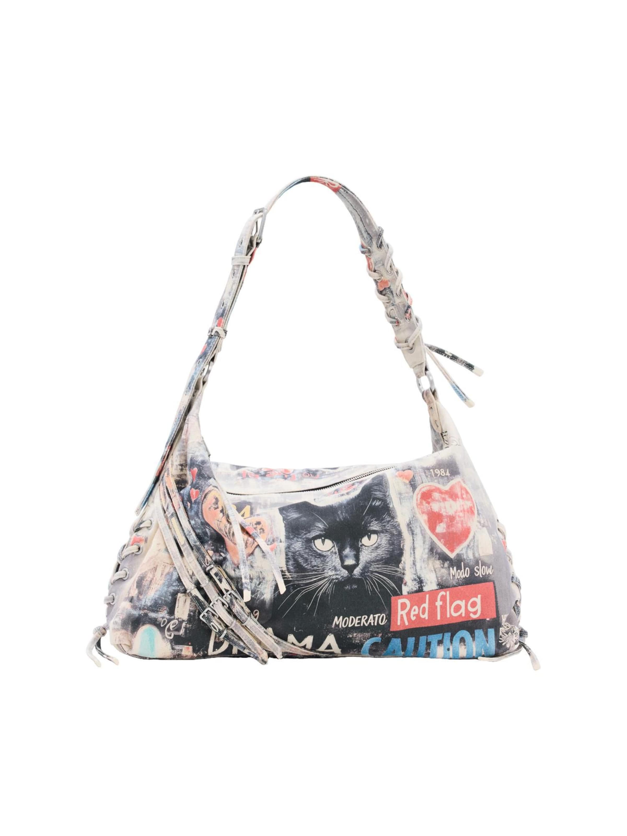 Desigual Schultertasche in Mischfarben: Vorderseite