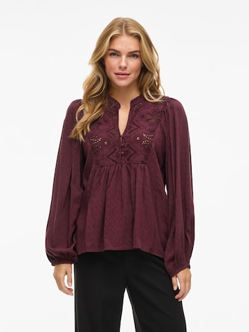 Chemisier 'VITyra' VILA en violet : devant