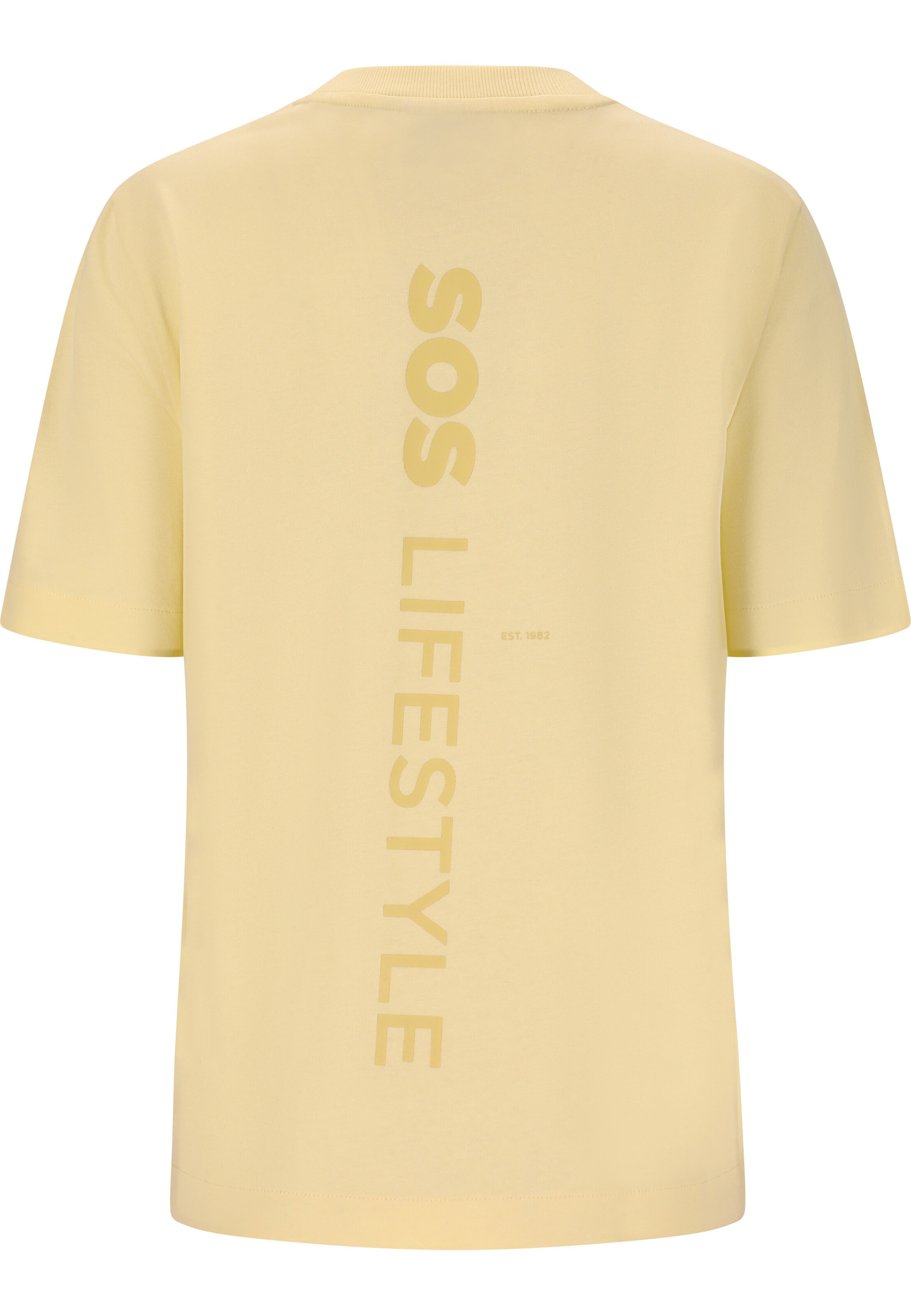 SOS Shirt 'Semeru' in Geel