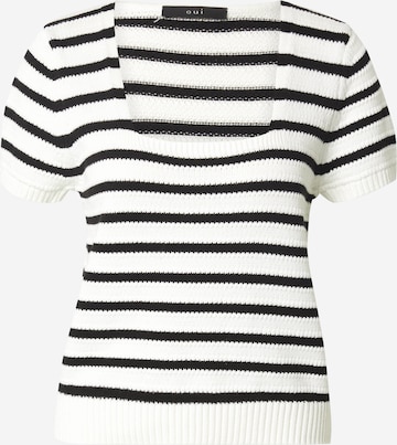 OUIPulover - bijela boja: prednji dio