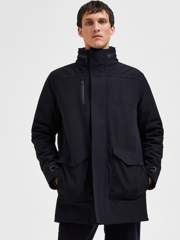 SELECTED HOMME Outdoorjacke in Schwarz